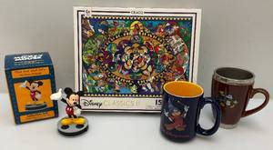 lot 41 image: Misc. Vintage DISNEY Collectible Mugs And More
