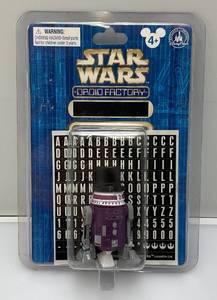 lot 47 image: STAR WARS Droid Factory Purple R2-D2 NOC (In Protective Sleeve)