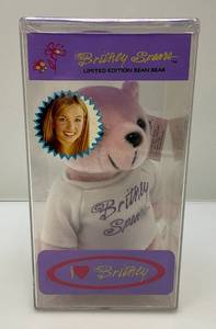 lot 220 image: Britney Spears 1999 Pink Limited Edition Collectible Bean Bear In Case (Factory Sealed)