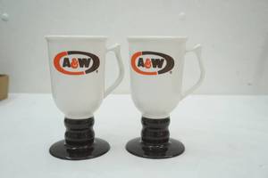 lot 5 image: Vintage A&W Root Beer Mugs