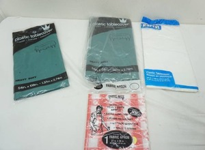 lot 31 image: Plastic Tablecloths