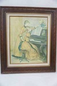lot 50 image: Two Girls at Piano 25x 29
