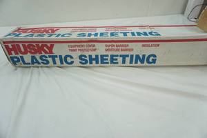 lot 101 image: Husky plastic sheeting