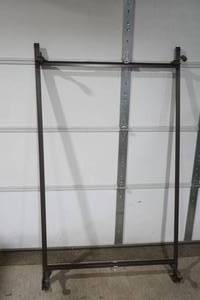 lot 119 image: Twin Bed Frame on wheels