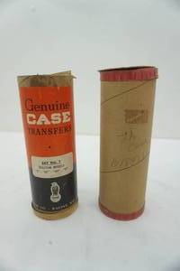 lot 186 image: Vintage CASE Transfer Canisters (2ct)