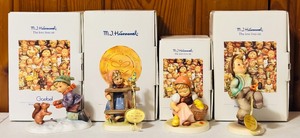 lot 48 image: Vintage Lot of Hummels Including Original Boxes including Hummel Figurine Chick Girl