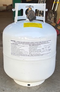 lot 109 image: Propane Tank 17.2 lbs.