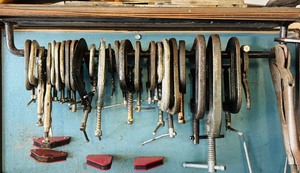 lot 111 image: Variety of Metal Adjustable Clamps