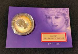 lot 20 image: Princess Diana Silver One Dollar Coin
