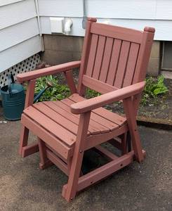 lot 1A image: Wood Composite Double Patio Rocker