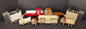 lot 130 image: Vintage Tonka Horse Trailers and Trucks