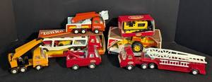 lot 191 image: Assorted Vintage Tonka Utility and Work Trucks