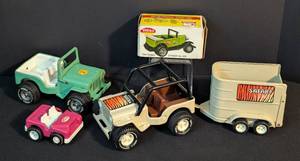 lot 204 image: Vintage Tonka Jeeps and Buggys