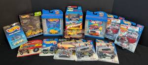 lot 206 image: Collection of 13 Hot Wheels Die-Cast Cars Assorted Series