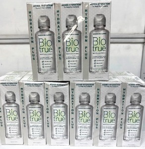 lot 51 image: 15 Bottles NEW Biotrue Hydration Plus Multi-Purpose Solution  Cleans, Disinfects, Conditions & Moisturizes Contact Lenses, pH Balanced for Comfort, Enhanced Hyaluronan, Electrolytes & Antioxidants  Must-Have for Clear, Comfortable Vision