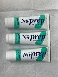 lot 76 image: Lot of 3 NEW Nuprep Skin Prep Gel  4oz Bottles, Mild Abrasive for EEG, ECG & Electrode Prep, Improves Conductivity & Signal Accuracy, Easy Flip-Top Cap, Minimizes Skin Irritation  Perfect for Medical Labs & Clinical Use