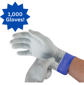 lot 20 image: MSRP $400 1 Case (1000 gloves)&nbspNew Ansell MicroFlex LifeStar Medium Nitrile&nbspDual-Layer High Risk&nbspEMS Police&nbspGloves -10 BoxesCs.&nbspTested against Fentanylgastric acid, advanced protection ensured
