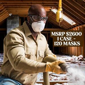 lot 5 image: MSRP $2,600 NEW Case of Gateway Safety TruAir N95 80302V Respirators  120 Masks Total (12 boxes 10 masks each.) NIOSH-approved 95% filtration, molded shell for easy breathing, adjustable nosepiece, and latex-free straps.