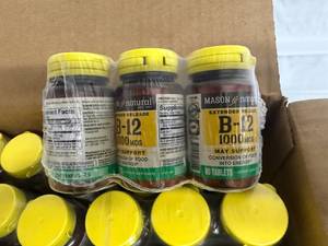 lot 12 image: Case of Mason Natural B-12 Vitamin