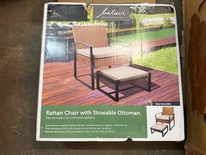 Belavi Ratan Chair with Stowable Ottaman
