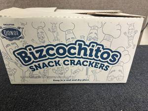 lot 123 image: 12 Packs of Bizcochitos Snack Crackers