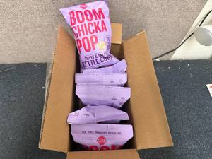 lot 150 image: 6 Bags of Boom Chicka Pop Kettle Corn