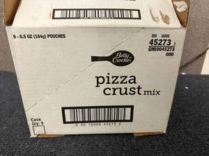 lot 171 image: 9 Pouches of Betty Crocker Pizza Crust Mix