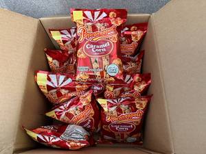 lot 108 image: 12 Pack of Popcornopolis Caramel Corn