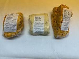 lot 2 image: 3x Cheese Variety