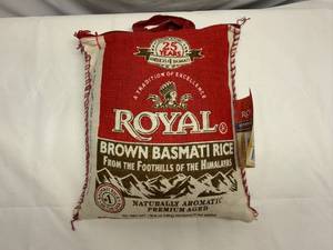 lot 58 image: 10lb Royal Brown Basmati Rice
