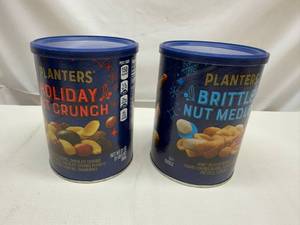lot 60 image: 2x 1lb 5oz Planters Nuts-See Photo