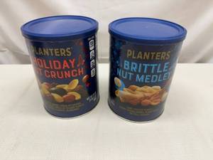 lot 62 image: 2x 1lb 5oz Planters Nuts-See Photo