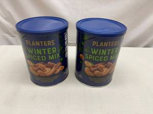 lot 63 image: 2x 1lb 5oz Planters Nuts-See Photo