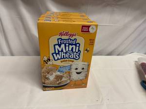 lot 50 image: 5x 14.3oz Frosted Mini Wheats-Golden Honey