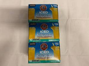lot 77 image: 3x 10Kcups Iced Refreshers-Pineappe Passionfruit