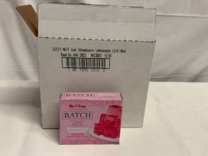 lot 84 image: 12x 4.1oz Batch Strawberry Lemonade Gelatin