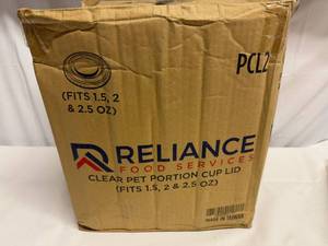 lot 89 image: Clear Portion Cup Lids Fits 1.5,2 & 2.5oz