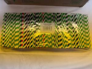 lot 100 image: 1200x Mixed Color Paper Straws