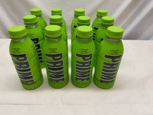 lot 107 image: 12x 16.9oz Prime Hydration-Lemon-Lime