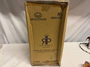 lot 94 image: Clear Portion Cup Lids Fits 0.5, 0.75 & 1oz