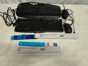 lot 133 image: Keyboards, Computer Mice, HDMI & Rulers