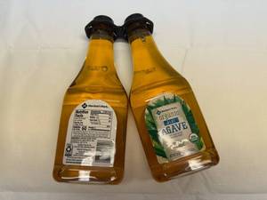 lot 151 image: 2x 29oz Organic Blue Agave All Purpose Sweetner