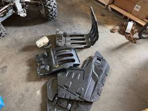lot 156 image: Lot of CanAm Defender Windshields, Mirror & More
