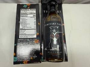 lot 167 image: 3x 12oz Makeumami Teriyaki Sauce- By Shota Nakajima