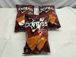 lot 278 image: 3x 9.25oz Doritos Spicy Nacho