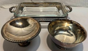 lot 70 image: Silver Serving Pieces
