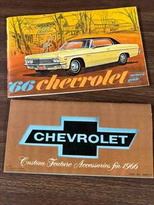 lot 88 image: Vintage Chevy Manuals
