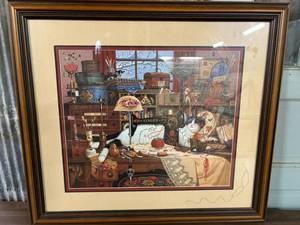 lot 91 image: Charles Wysocki Wall Print