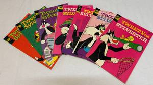 lot 134 image: Seven Tweety and Sylvester Comic Books