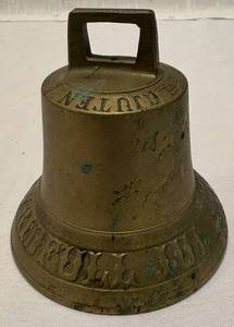 lot 155 image: Vintage Swedish Brass Christmas Bell